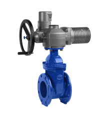 Задвижка запорная Гранар KR12 DN40  с электроприводом Auma SA07.6, 380 В