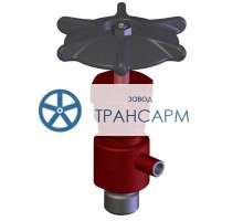 Клапан (вентиль) дренажный под приварку ручной 805-6-0 DN 6 PN 10,0 МПа Т450 °С, корпус ст. 30Х13