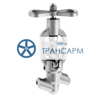 Клапан (вентиль) запорный под приварку ручной 1456-32-0 DN 32 PN 10,0 МПа Т250 °С, корпус ст. 20