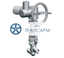 Клапан (вентиль) запорный под приварку с электроприводом (792-Э-0а-01) 1053-50-Э DN 50 PN 13,7 МПа Т560 °С , корпус ст. 12Х1МФ
