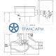 Клапан (вентиль) запорный под приварку с коническим редуктором 1с-9-2 DN 80 PN 10,0 МПа Т450 °С, корпус ст. 25Л