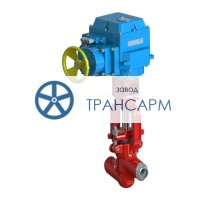 Клапан регулирующий под приварку с электроприводом (МЭП-25000/100-50-У-99) 10с-5-4-2Э DN 50 PN 25,0 МПа Т350 °С, корпус ст. 20