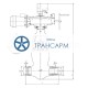 Клапан регулирующий под приварку с электроприводом (793-ЭР-0-02) 976-175-ЭБ DN 175 PN 23,5 МПа Т250 °С, корпус ст. 25Л