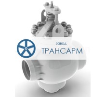 Клапан регулирующий под приварку ручной 6с-12-4 DN 300 PN 6,3 МПа Т450 °С, корпус ст. 25Л