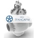 Клапан регулирующий под приварку ручной 6с-12-4 DN 300 PN 6,3 МПа Т450 °С, корпус ст. 25Л
