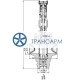Клапан предохранительный под приварку 1029-200/250-0 DN 200 PN 25,0 МПа Т545 °С, корпус ст. 15Х1М1ФЛ