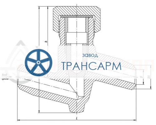 Клапан обратный под приварку 3с-6-4 DN 50 PN 10,0 МПа Т350 °С, корпус ст. 20 Клапан обратный под приварку 3с-6-4 DN 50 PN 10,0 МПа Т350 °С, корпус ст. 20