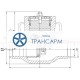 Клапан (затвор) обратный под приварку 4с-3-2 DN 100 PN 10,0 МПа Т250 °С, корпус ст. 25Л