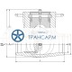 Клапан (затвор) обратный под приварку 935-100-0A-01 DN 100 PN 23,5 МПа Т250 °С, корпус ст. 20