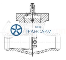 Клапан обратный под приварку Т-122бс DN 150 PN 10,0 МПа Т300 °С, корпус ст. 25Л