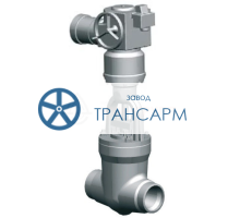 Задвижка запорная под приварку с электроприводом (MODACT MON 52034.3222N) 1120-100-ЭК DN 100 PN 37,3 МПа Т280 °С, корпус ст. 20