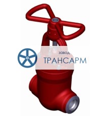 Задвижка запорная под приварку ручная 1511-100-МБ DN 100 PN 10,0 МПа Т450 °С, корпус ст. 15ГС
