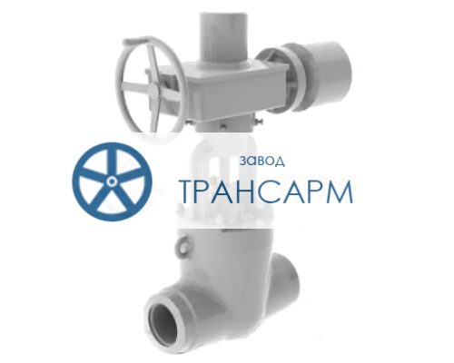 Задвижка запорная под приварку с электроприводом (AUMA SA16.2-F16-380/50/3-22) 881-100-ЭД DN 100 PN 25,0 МПа Т545 °С, корпус ст. 15Х1М1Ф Задвижка запорная под приварку с электроприводом (AUMA SA16.2-F16-380/50/3-22) 881-100-ЭД DN 100 PN 25,0 МПа Т545 °С, корпус ст. 15Х1М1Ф