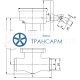 Задвижка запорная под приварку с коническим редуктором 1012-150-КЗ DN 150 PN 23,5 МПа Т250 °С, корпус ст. 15ГС