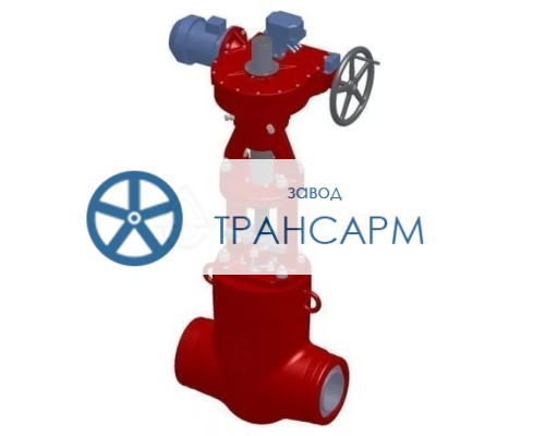 Задвижка запорная под приварку с электроприводом (792-Э-0а) 1156-150-Э DN 150 PN 4,0 МПа Т545 °С, корпус ст. 15Х1М1Ф Задвижка запорная под приварку с электроприводом (792-Э-0а) 1156-150-Э DN 150 PN 4,0 МПа Т545 °С, корпус ст. 15Х1М1Ф