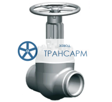 Задвижка запорная под приварку ручная 1511-150-М DN 150 PN 10,0 МПа Т450 °С, корпус ст. 15ГС