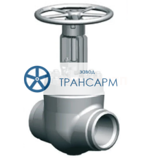 Задвижка запорная под приварку ручная 1511-150-М DN 150 PN 10,0 МПа Т450 °С, корпус ст. 15ГС