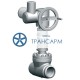 Задвижка запорная под приварку с электроприводом (AUMA SA14.6) 1511-150-ЭД DN 150 PN 10,0 МПа Т450 °С, корпус ст. 15ГС