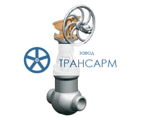 Задвижка запорная под приварку с коническим редуктором 1012-175-КЗ DN 175 PN 23,5 МПа Т250 °С, корпус ст. 15ГС Задвижка запорная под приварку с коническим редуктором 1012-175-КЗ DN 175 PN 23,5 МПа Т250 °С, корпус ст. 15ГС