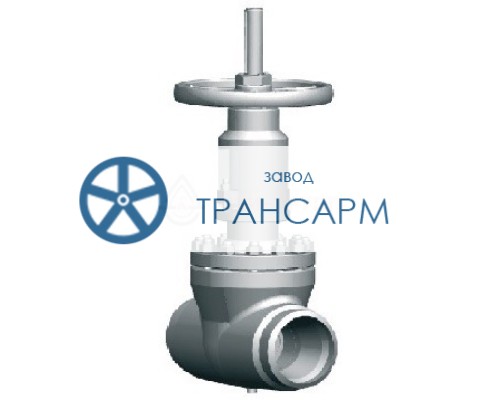 Задвижка запорная под приварку ручная 1511-200-МБ DN 200 PN 10,0 МПа Т450 °С, корпус ст. 15ГС Задвижка запорная под приварку ручная 1511-200-МБ DN 200 PN 10,0 МПа Т450 °С, корпус ст. 15ГС