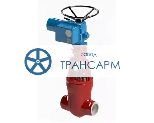Задвижка запорная под приварку с электроприводом (ГЗ-Г.2500/24 У1) 880-200-ЭГ DN 200 PN 37,3 МПа Т280 °С, корпус ст. 15ГС Задвижка запорная под приварку с электроприводом (ГЗ-Г.2500/24 У1) 880-200-ЭГ DN 200 PN 37,3 МПа Т280 °С, корпус ст. 15ГС