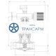 Задвижка запорная под приварку с электроприводом (795-Э-0) 1012-225-Э DN 225 PN 23,5 МПа Т250 °С, корпус ст. 15ГС