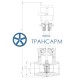 Задвижка запорная под приварку с электроприводом (ГИЮМ.303344.001-06) 1012-225-ЭН DN 225 PN 23,5 МПа Т250 °С, корпус ст. 15ГС