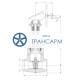 Задвижка запорная под приварку с коническим редуктором 882-250-КЗП DN 250 PN 23,5 МПа Т250 °С, корпус ст. 15ГС