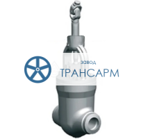 Задвижка запорная под приварку ручная 884-250-ГП DN 250 PN 28,4 МПа Т510 °С, корпус ст. 15Х1М1Ф