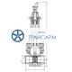 Задвижка запорная под приварку с шарнирной муфтой 933-100-Г DN 100 PN 11,0 МПа Т300 °С, корпус ст. 08Х18Н10Т