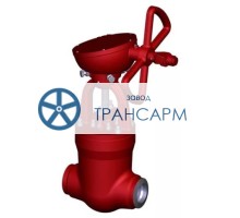 Задвижка запорная под приварку с шарнирной муфтой 932-200-Г DN 200 PN 11,0 МПа Т300 °С, корпус ст. 20