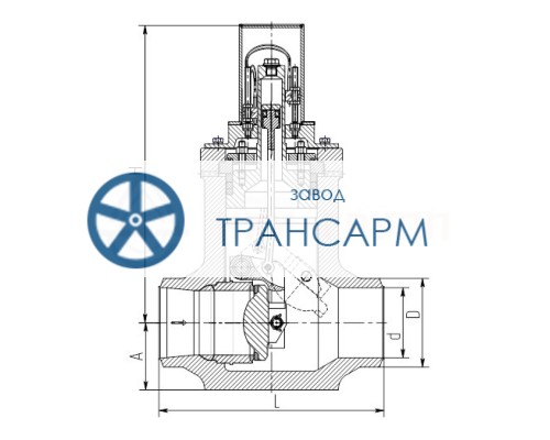 Клапан (затвор) обратный под приварку 943-250-0 DN 250 PN 14,0 МПа Т335 °С, корпус ст. 08Х18Н10Т Клапан (затвор) обратный под приварку 943-250-0 DN 250 PN 14,0 МПа Т335 °С, корпус ст. 08Х18Н10Т