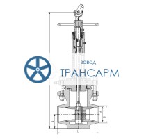 Клапан регулирующий ручной под приварку 934-250-0а DN 250 PN 3,9 МПа Т60 °С, корпус ст. 20