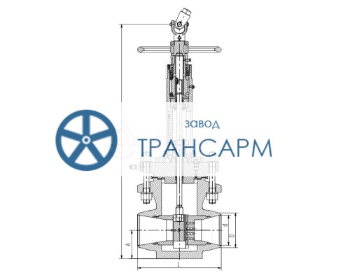 Клапан регулирующий ручной под приварку 934-250-0а DN 250 PN 3,9 МПа Т60 °С, корпус ст. 20 Клапан регулирующий ручной под приварку 934-250-0а DN 250 PN 3,9 МПа Т60 °С, корпус ст. 20