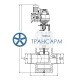 Клапан регулирующий разгруженный под приварку с электроприводом (МЭОФ-1000/25-025У-97К) 23с-200-1-Э DN 200 PN 10,0 Т450 °С, корпус ст. 20