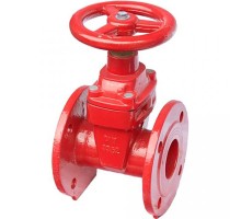 Задвижка клиновая Tecofi VOC 4241 (МЗВГ) Ду300 Ру 16 фланцевая, корпус - чугун, уплотнение - EPDM, обрезиненный клин, Тмакс=110°С, со штурвалом