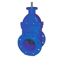 Задвижка чугунная ABRA A40-10-BS400 Ду40 Ру10 30ч939р синяя с голым штоком