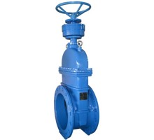 Задвижка клиновая Tecofi VOC4241C-08 Ду450 Ру10/16 фланцевая, корпус - чугун, уплотнение - EPDM, обрезиненный клин, Тмакс=110°С, c редуктором
