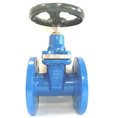 Задвижка с обрезиненным клином SLONVALVES 30ч39р Ду150 Ру16 чугунная