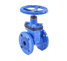 Задвижка клиновая Tecofi VOC4241C Ду40 Ру16 аналог МЗВ фланцевая, корпус - чугун, уплотнение - EPDM, обрезиненный клин Тмакс=110°С, со штурвалом