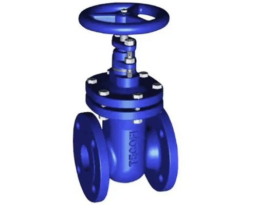 Задвижка клиновая Tecofi V4246 Ду100 Ру16 фланцевая, корпус - ковкий чугун, уплотнение - латунь, Тмакс=150°С, со штурвалом Задвижка клиновая Tecofi V4246 Ду100 Ру16 фланцевая, корпус - ковкий чугун, уплотнение - латунь, Тмакс=150°С, со штурвалом