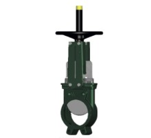 Задвижка шиберная Tecofi VG 4400 Ду300 Ру10 NBR межфланцевая (VG4400-00NI0300)