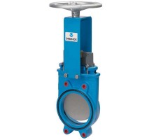 Задвижка шиберная ORBINOX EB-01 Ду125 Ру10 HW(N)-E EPDM со штурвалом