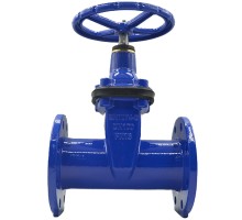 Задвижка клиновая Tecofi VOC4240C Ду200 Ру10/Ру16 фланцевая, корпус - чугун, уплотнение - EPDM, обрезиненный клин, Тмакс=110°С, со штурвалом