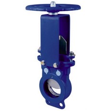 Задвижка шиберная Dendor K51GV Ду400 Ру10 межфланцевая стальная, EPDM