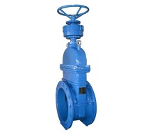 Задвижка клиновая Tecofi VOC4241C Ду500 Ру16 аналог МЗВ фланцевая, корпус - чугун, уплотнение - EPDM, обрезиненный клин Тмакс=110°С, с редуктором