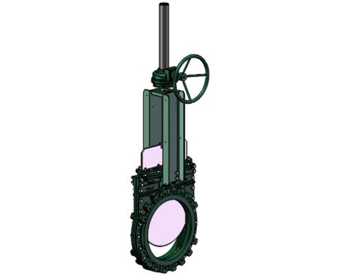 Задвижка шиберная Tecofi VGB 4400-08N Ду500 Ру10 с двухсторонней герметичностью с редуктором, выдвижной шток, корпус ковкий чугун, уплотнение нитрил Задвижка шиберная Tecofi VGB 4400-08N Ду500 Ру10 с двухсторонней герметичностью с редуктором, выдвижной шток, корпус ковкий чугун, уплотнение нитрил