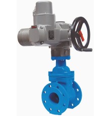 Задвижка клиновая Jafar 2911 Ду40 Ру16 с э/приводом AUMA SA07.1