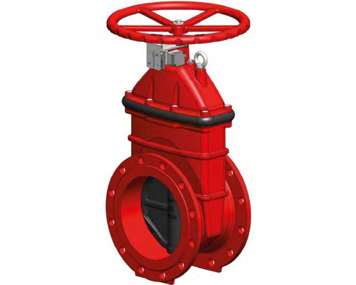 Задвижка клиновая Tecofi VOC4241R2C Ду100 Ру10/16 фланцевая, корпус - чугун, уплотнение - EPDM, обрезиненный клин, Тмакс=100°С, со штурвалом и механическими датчиками Задвижка клиновая Tecofi VOC4241R2C Ду100 Ру10/16 фланцевая, корпус - чугун, уплотнение - EPDM, обрезиненный клин, Тмакс=100°С, со штурвалом и механическими датчиками