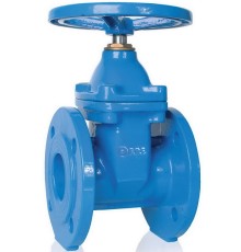 Задвижка клиновая FAF 6025 Ду40 Ру25 корпус - чугун GGG50, клин - чугун GGG50, улотнение - EPDM, фланцевая, с обрезиненным клином, шутрвал